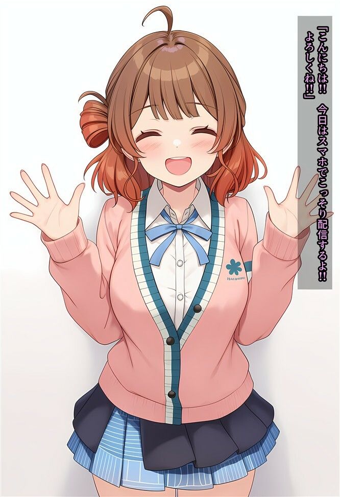 佑芽ちゃんがえっちな配信をする話 サンプル1ページ目