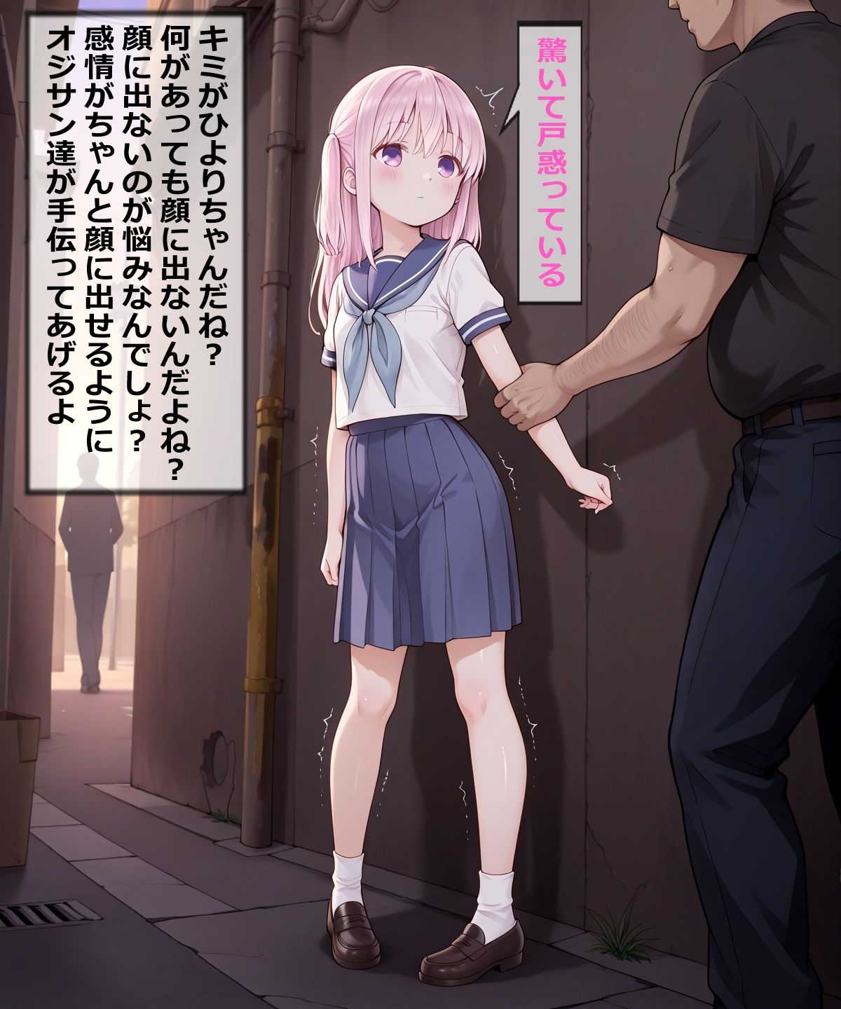 顔に出ないひよりちゃんを表情豊かな女の子にしてあげたい！ サンプル2ページ目