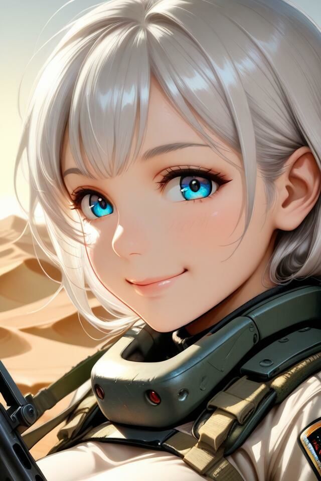 きっと見つかるあなたの1枚 砂漠の巨乳美女兵士 サンプル2ページ目