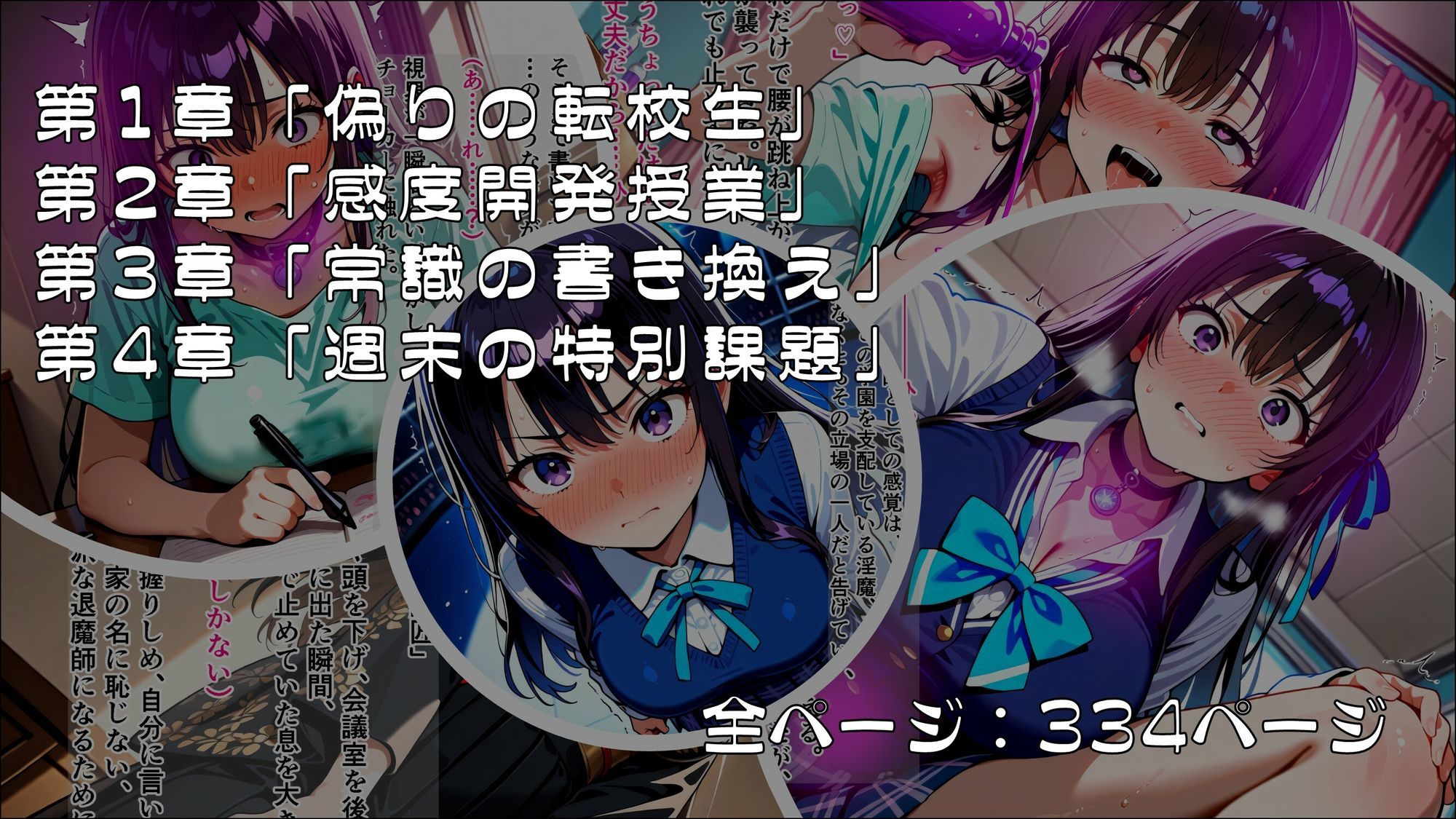 退魔師衣里の潜入任務〜淫魔に支配された女学園と失踪事件の真相〜Part.1 サンプル5ページ目