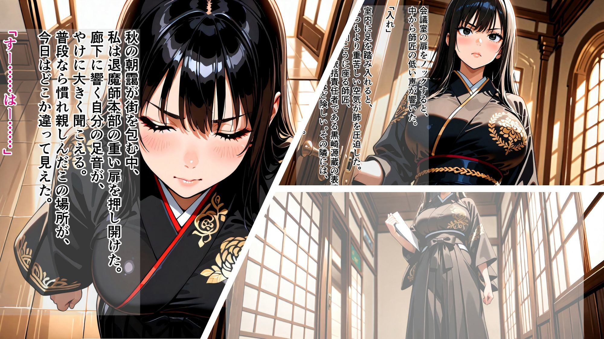 退魔師衣里の潜入任務〜淫魔に支配された女学園と失踪事件の真相〜Part.1 サンプル6ページ目