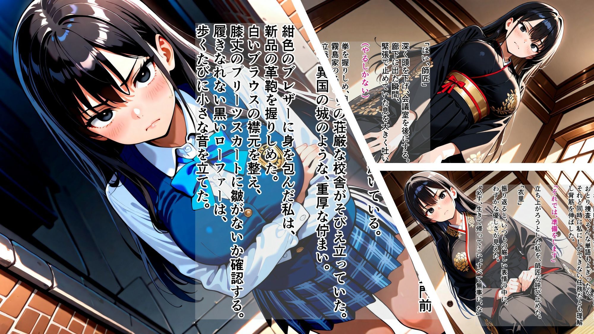 退魔師衣里の潜入任務〜淫魔に支配された女学園と失踪事件の真相〜Part.1 サンプル7ページ目