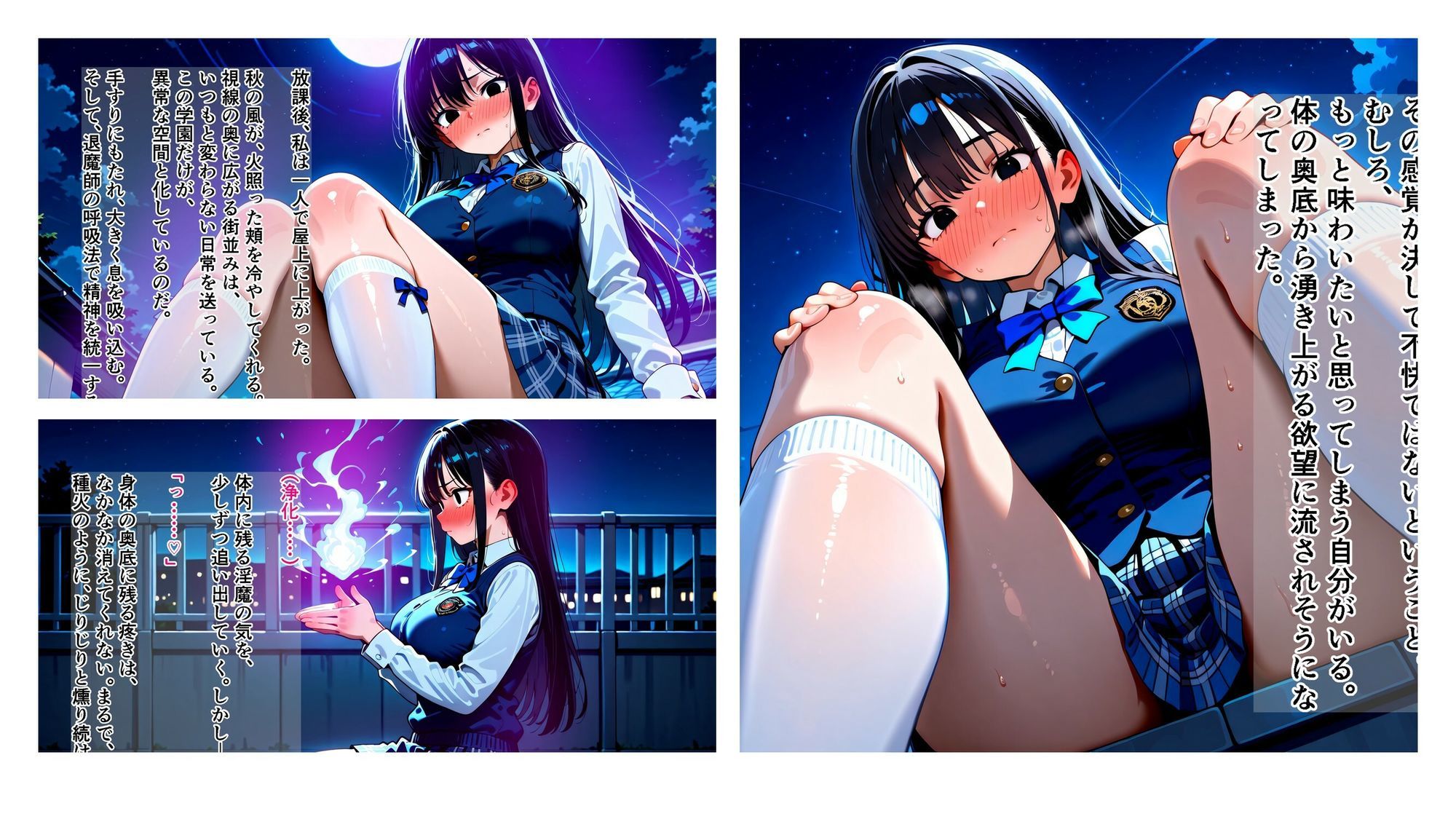 退魔師衣里の潜入任務〜淫魔に支配された女学園と失踪事件の真相〜Part.1 サンプル10ページ目