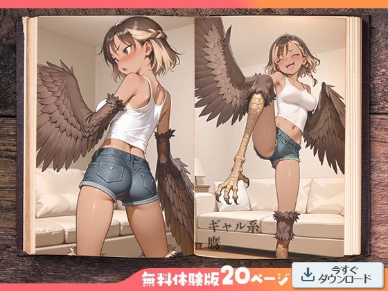 ハーピィ図鑑 サンプル4ページ目