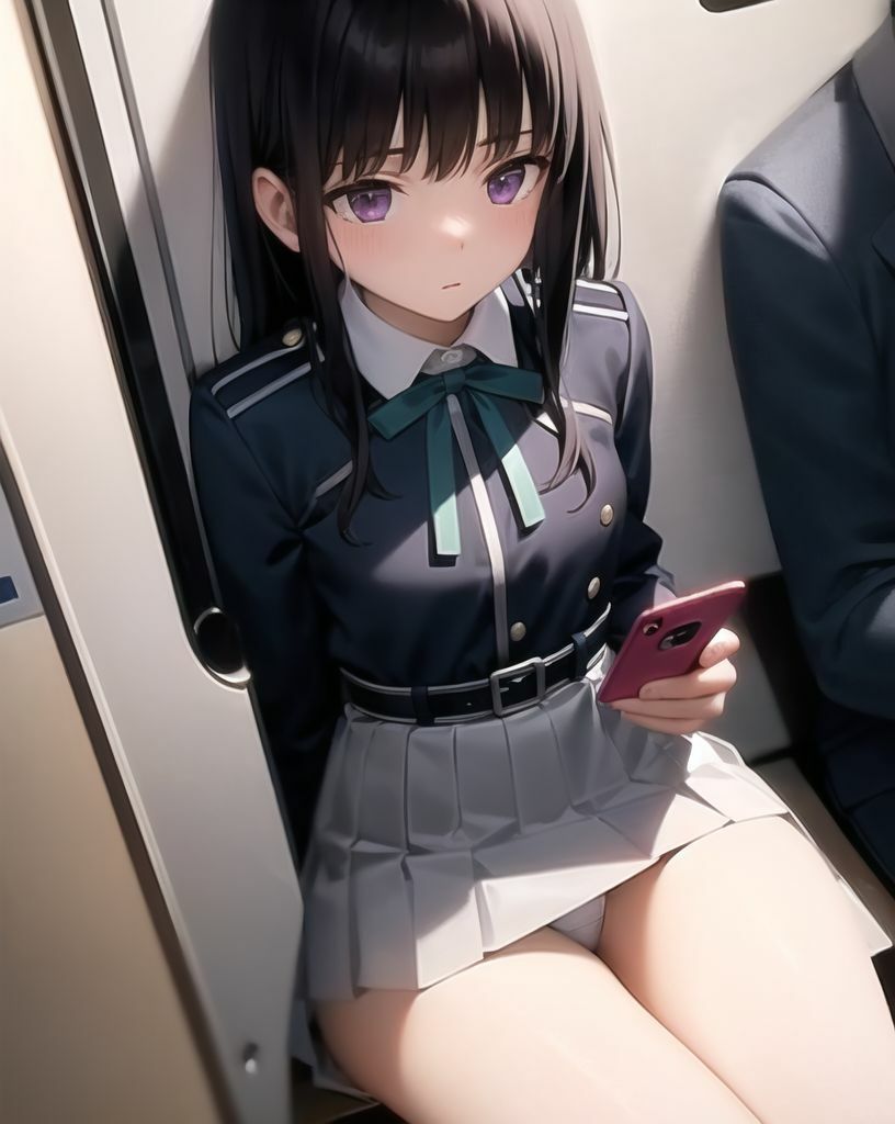 たきなの痴●電車 サンプル2ページ目