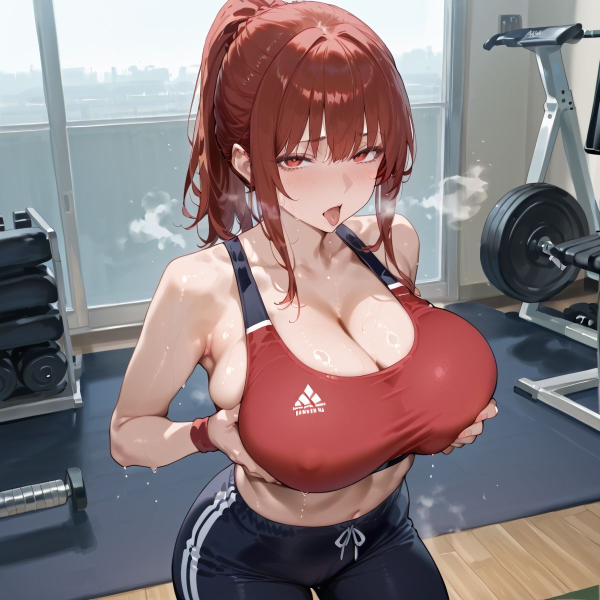 【PART2】超密着汗だくトレーニングジム サンプル3ページ目