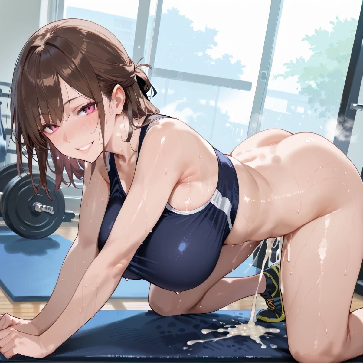 【PART2】超密着汗だくトレーニングジム サンプル5ページ目