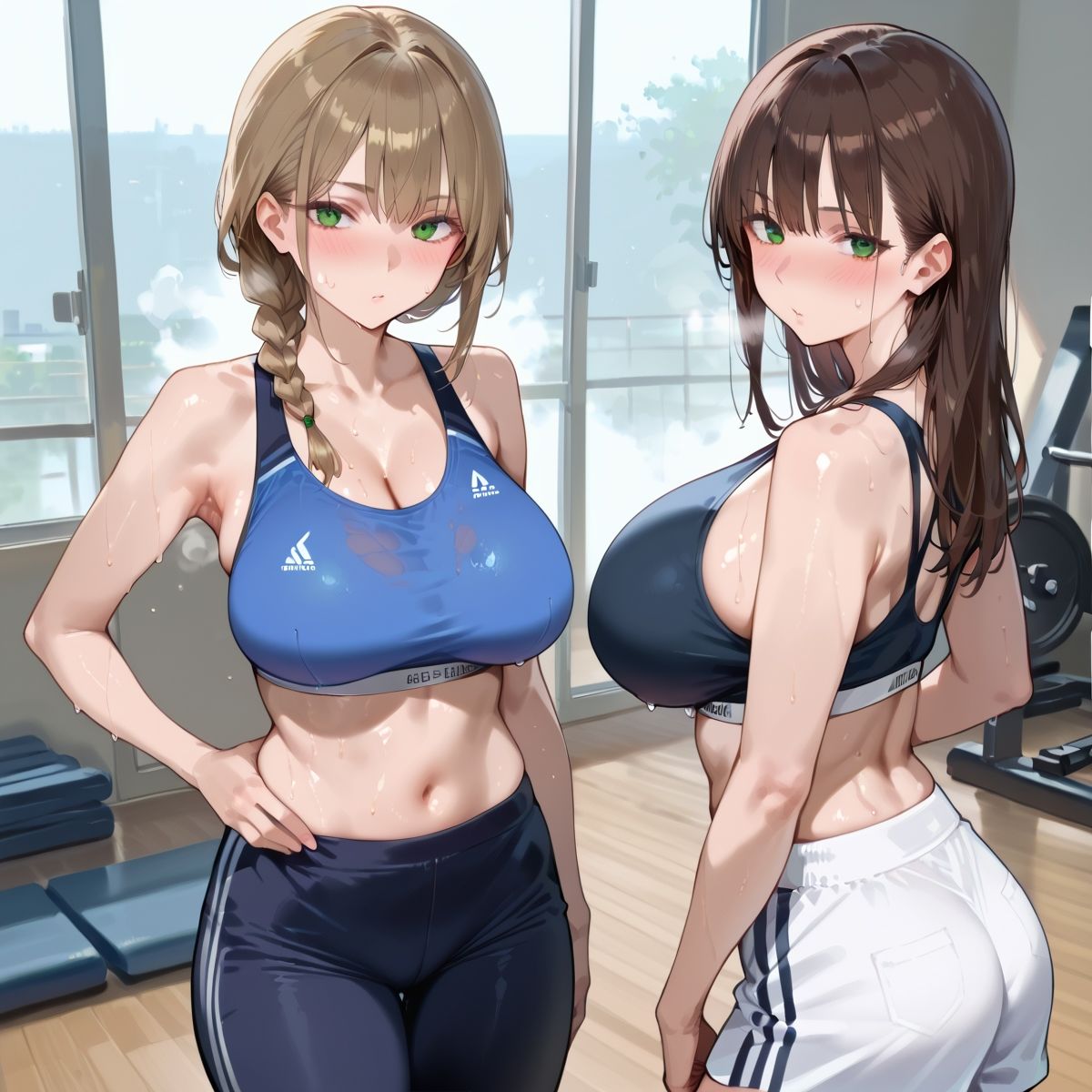 【PART2】超密着汗だくトレーニングジム サンプル6ページ目