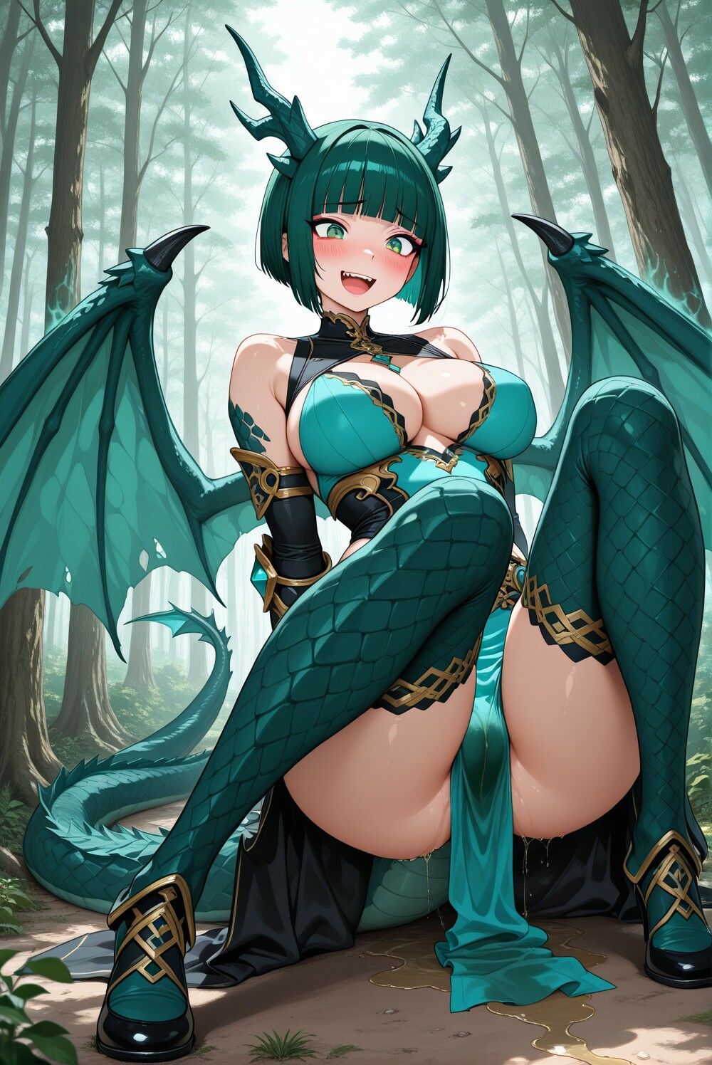 おもらしドラゴンズ サンプル4ページ目