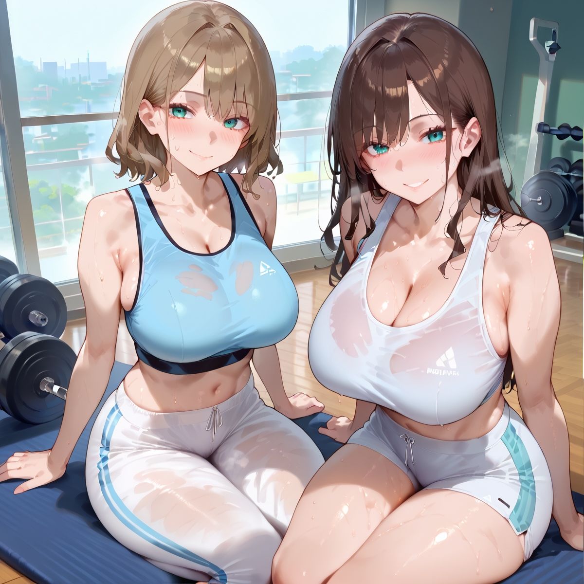 【PART6】超密着汗だくトレーニングジム サンプル3ページ目