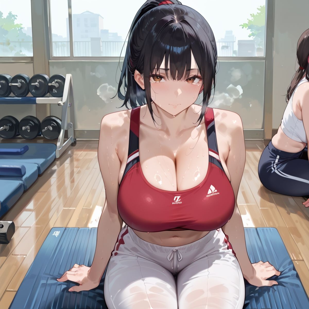 【PART10】超密着汗だくトレーニングジム サンプル4ページ目