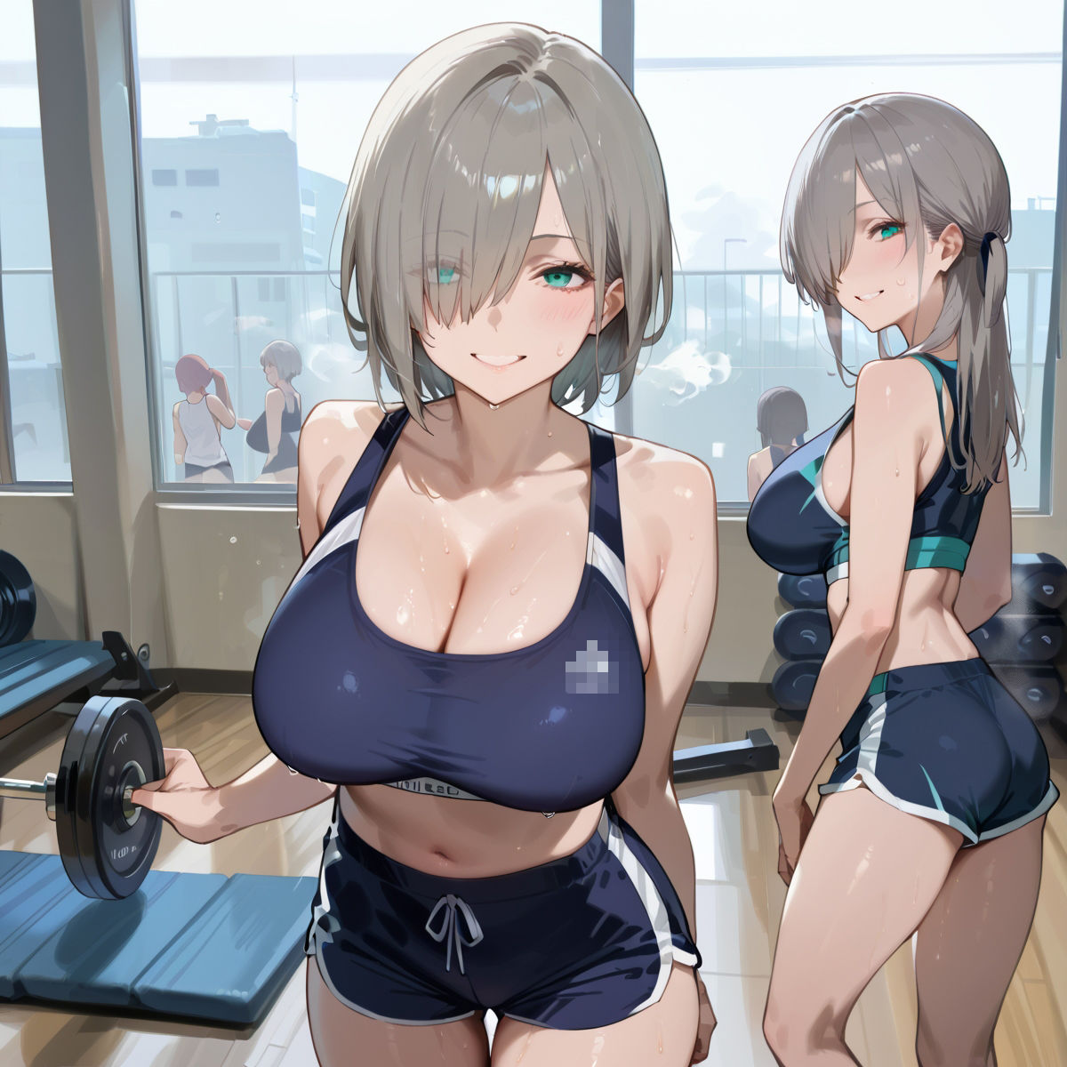 【PART10】超密着汗だくトレーニングジム サンプル5ページ目