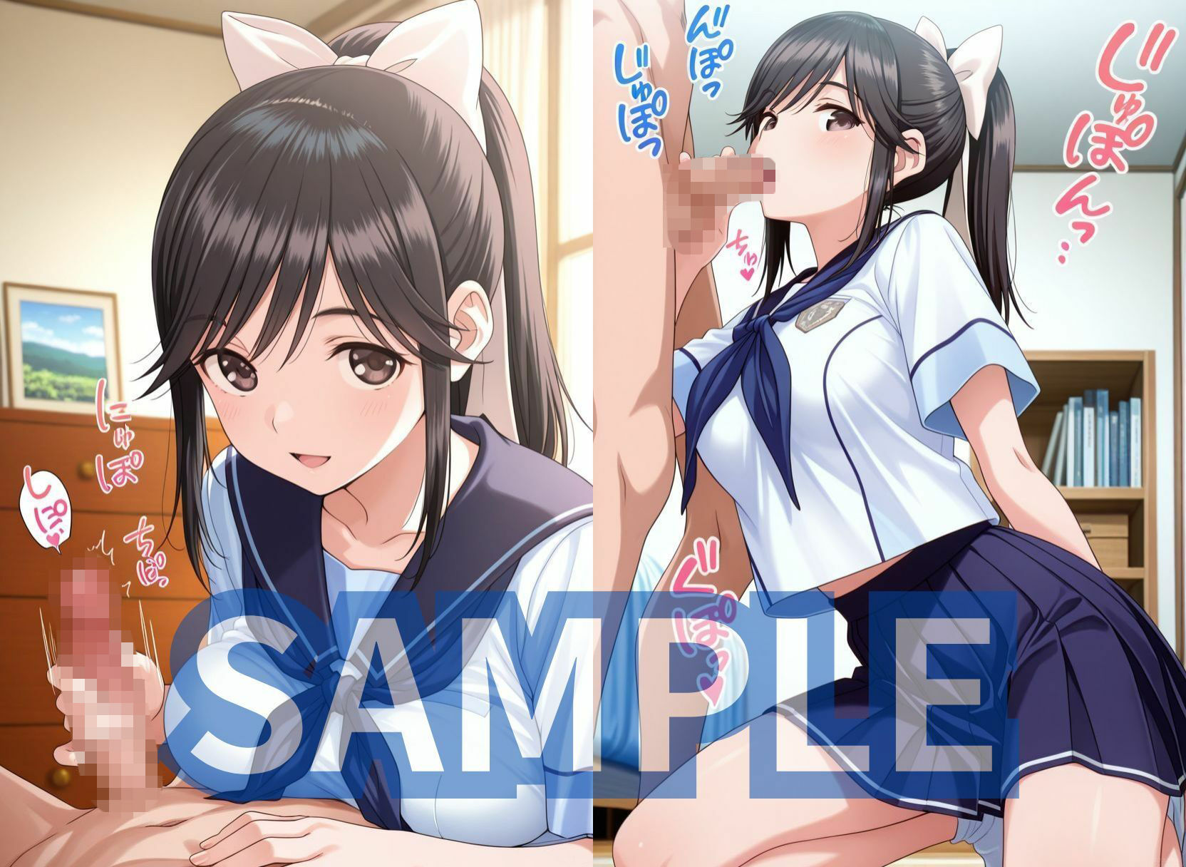 ラブプラ○の彼女3人とただエッチするだけ サンプル1ページ目