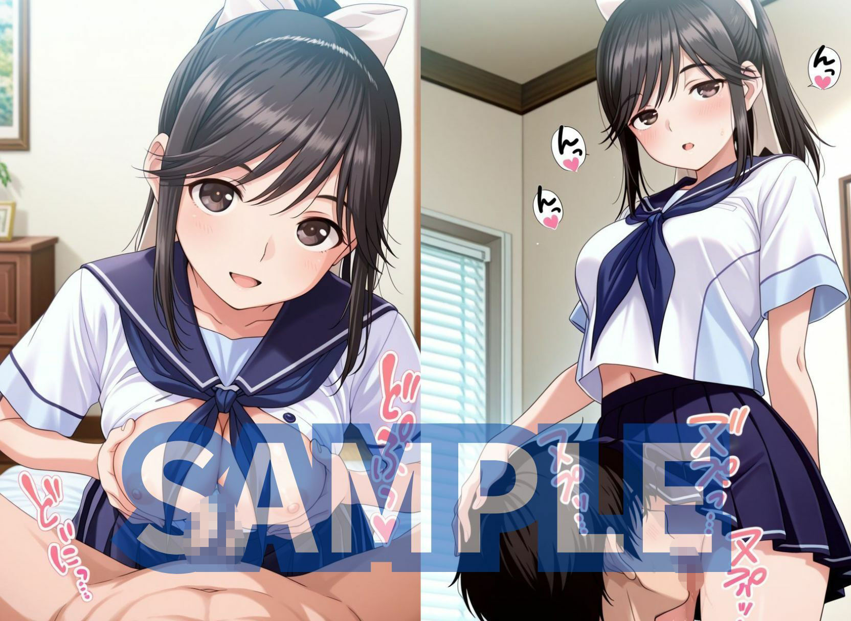 ラブプラ○の彼女3人とただエッチするだけ サンプル2ページ目