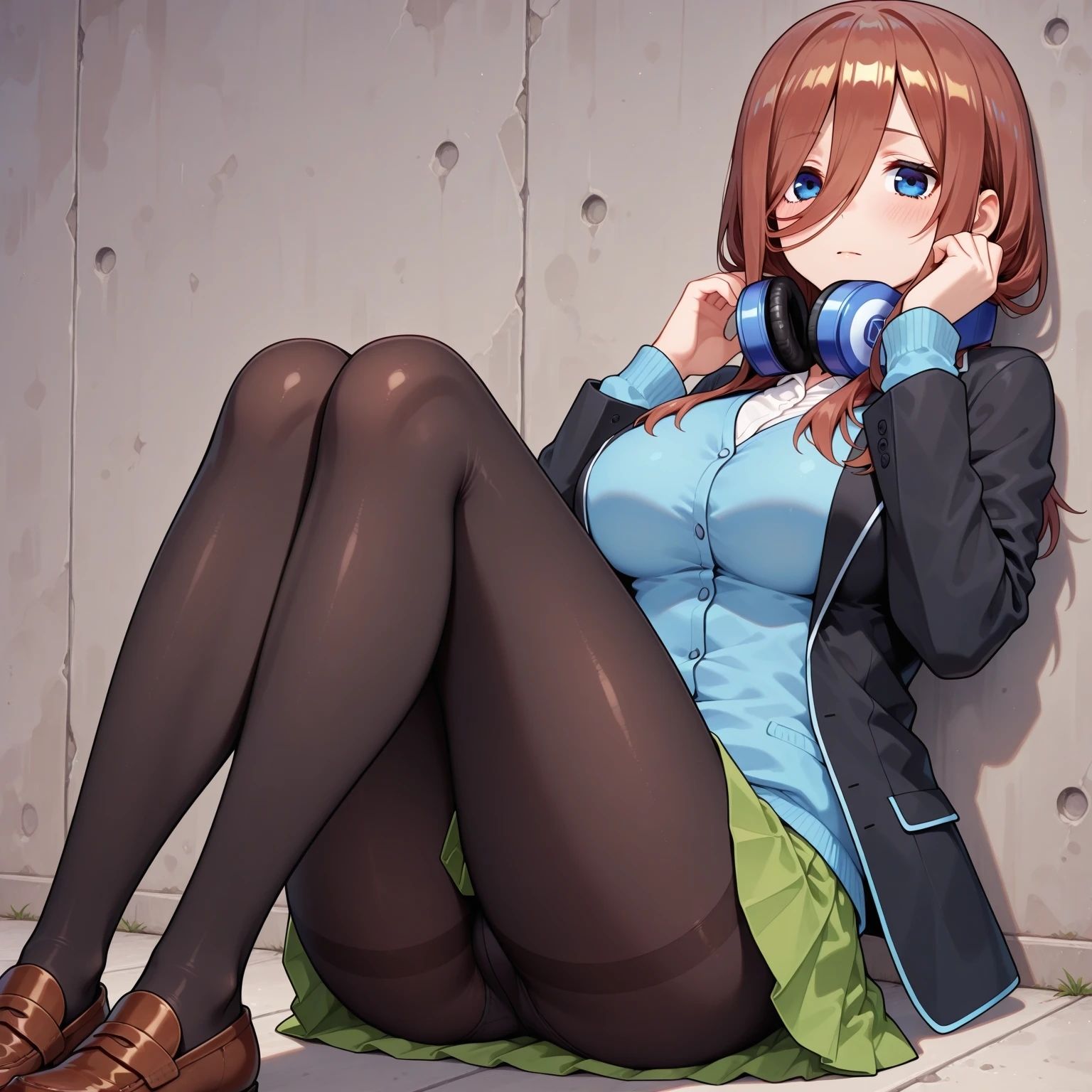 五等分のセフレ  中野〇玖  AIイラスト集  一緒にお風呂入らない？ サンプル3ページ目