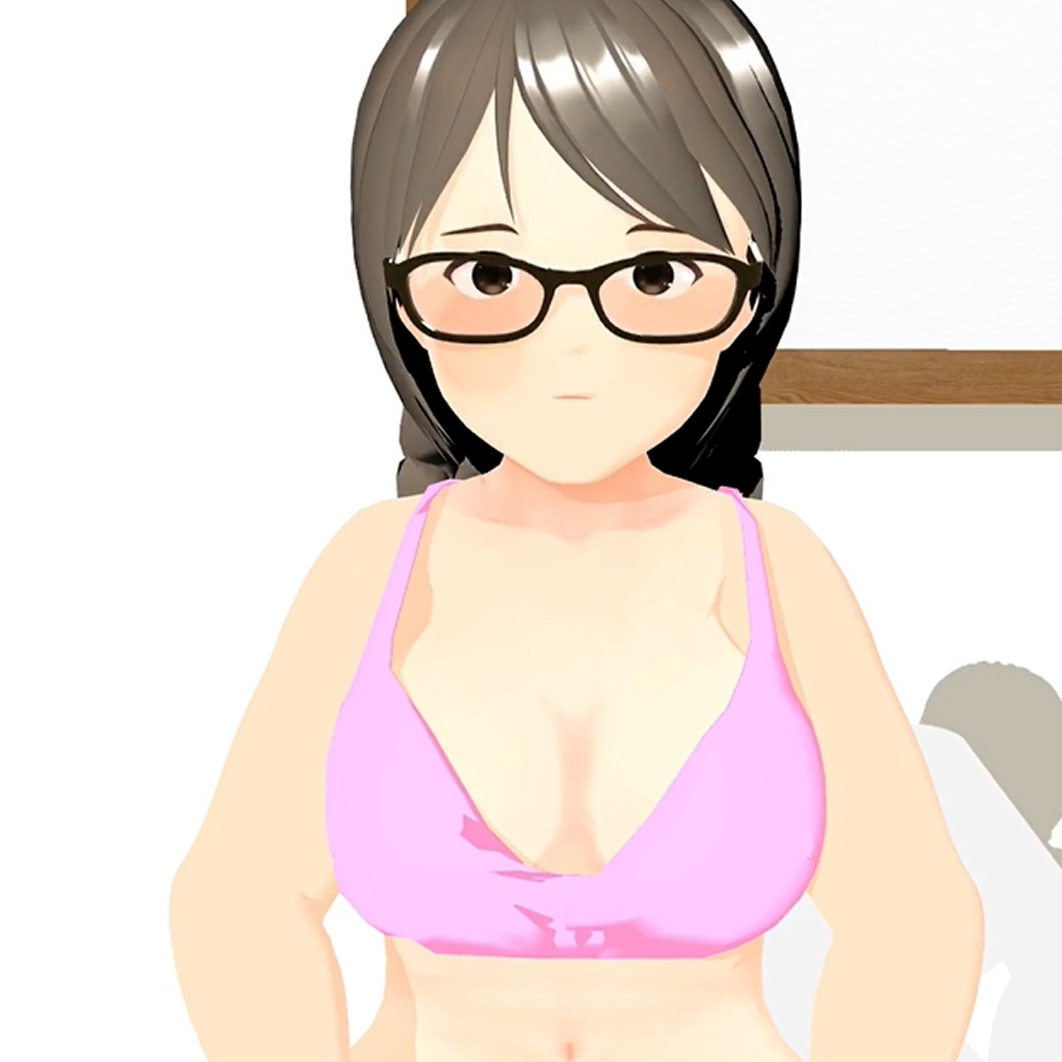 フル3Dアニメ  地味で陰キャなメガネ女子が意外にエロかった  黒澤きょう サンプル2ページ目