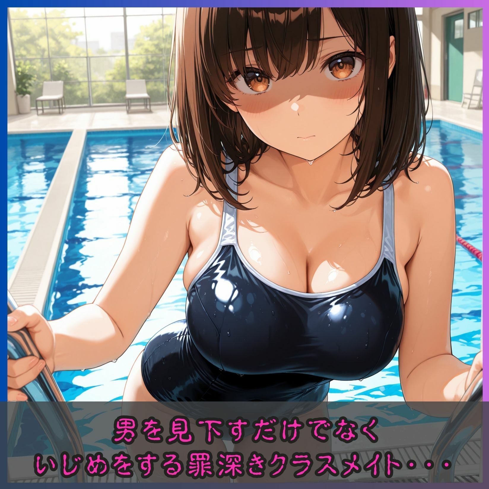 女子校生催●服従〜水泳授業でいじめの黒幕に正義の鉄槌〜 サンプル2ページ目