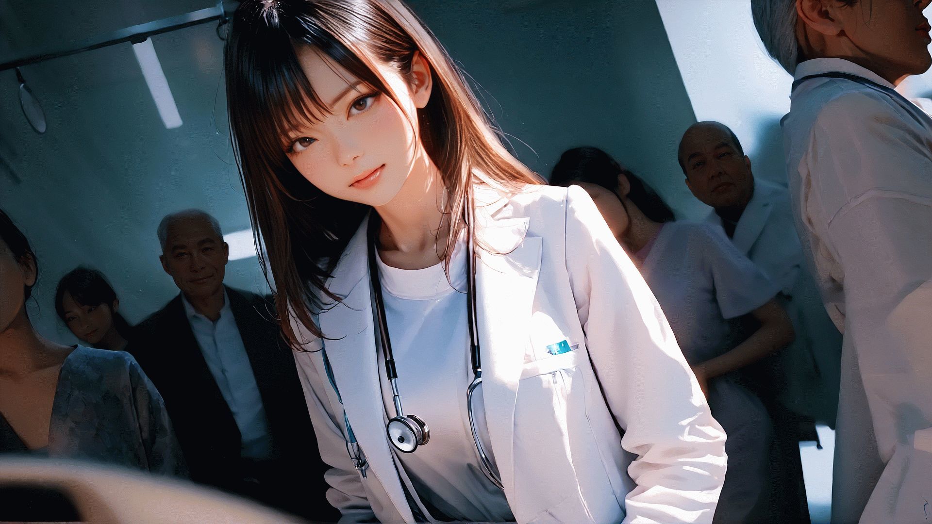 白衣はお好き？ -How are you feeling today？- サンプル1ページ目