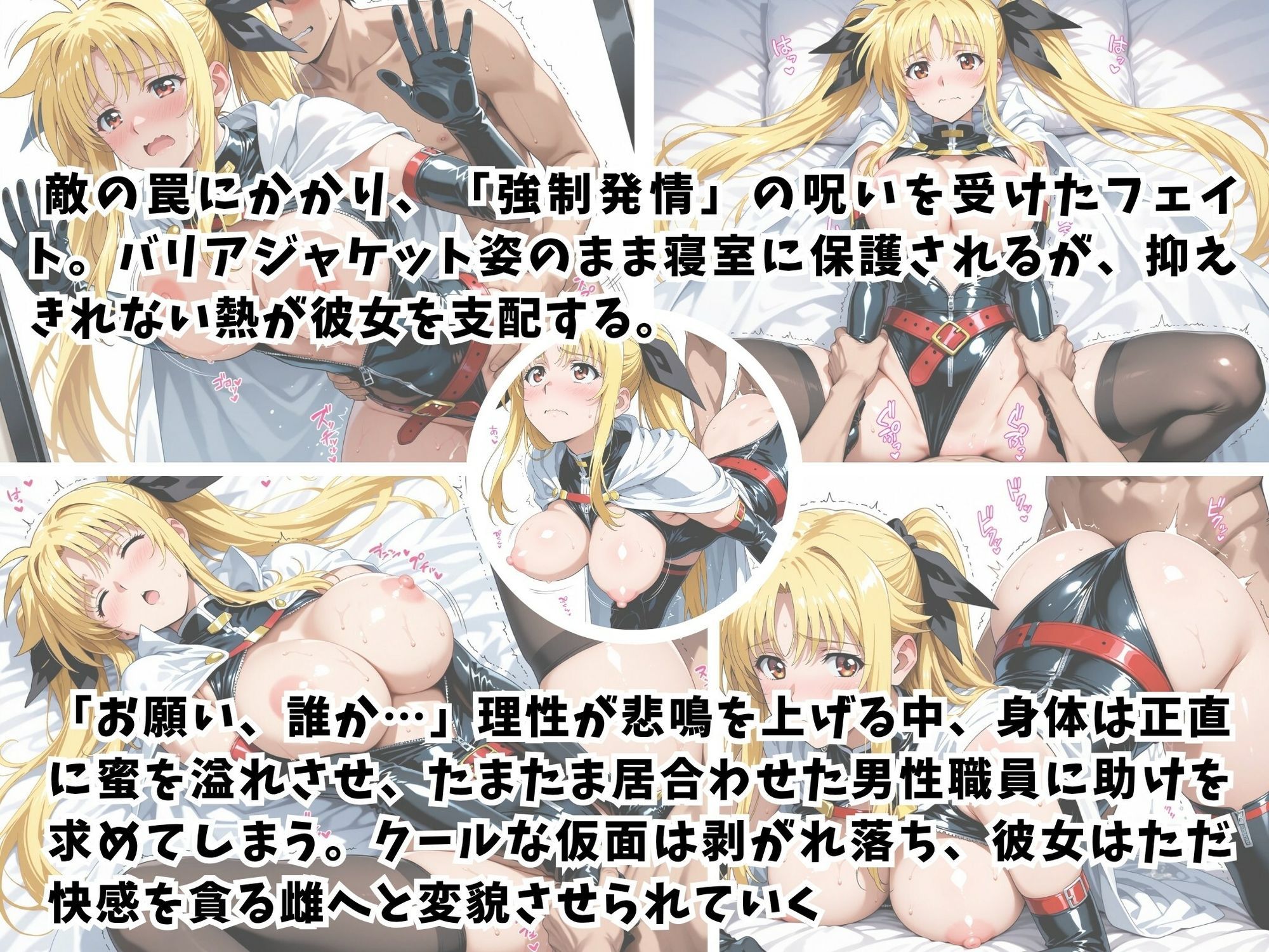 【魔法少女リリ★ルなのは/フェイト・テス★ロッサ】〜快感強●インストールされた魔法少女〜 サンプル1ページ目