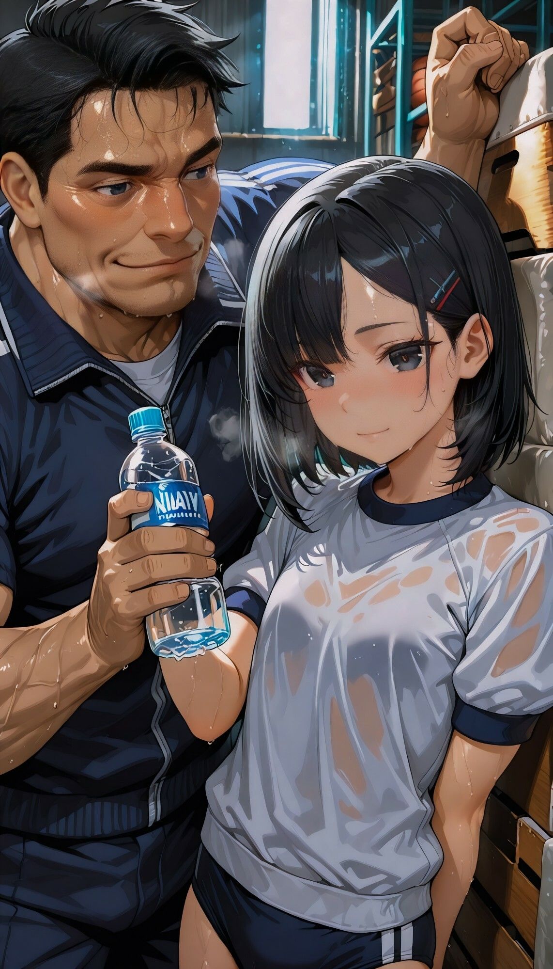 ついてる娘 バレー部 サンプル3ページ目