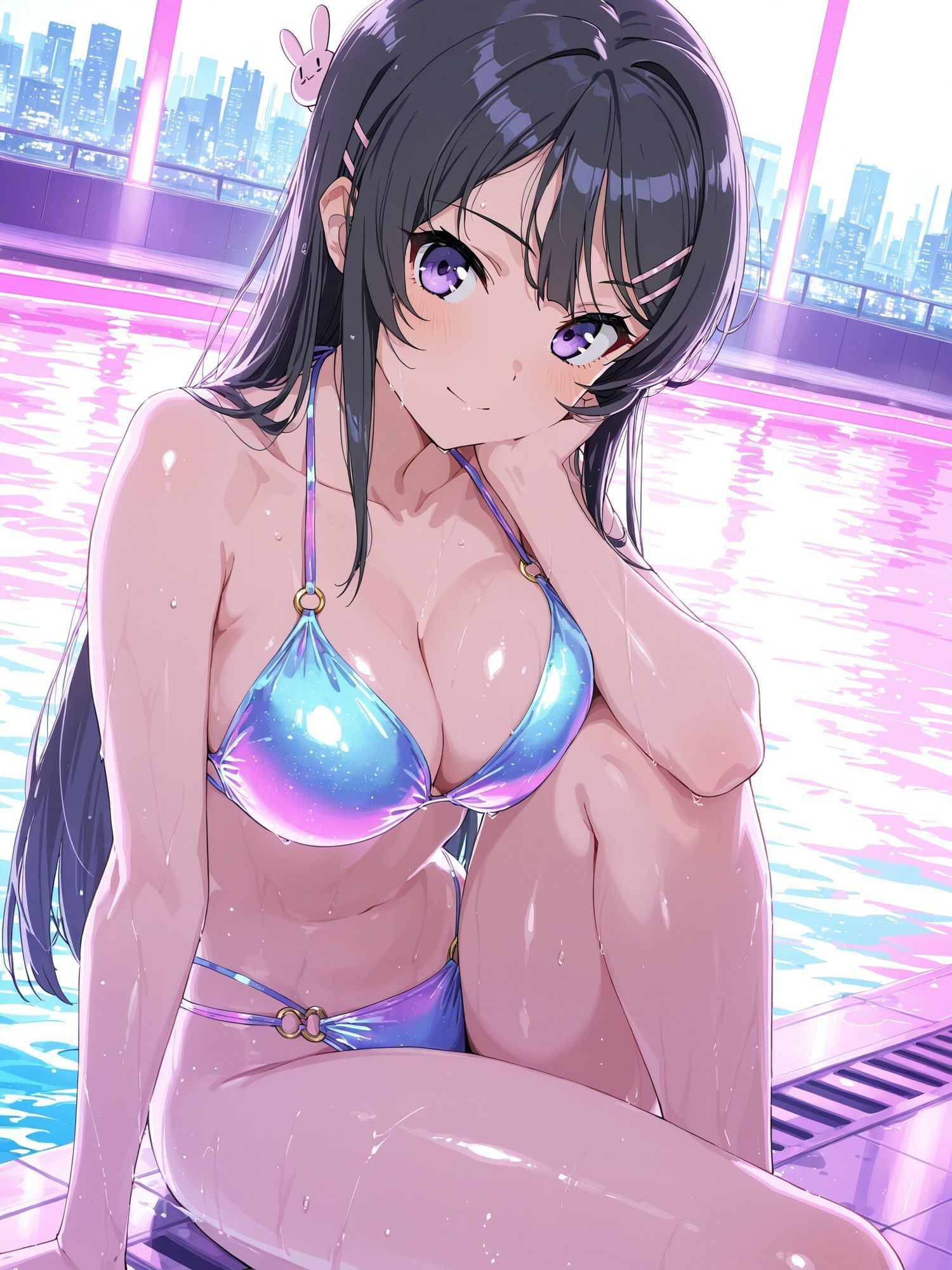麻〇さんの災難〜ナイトプールのナンパ男編〜 サンプル1ページ目