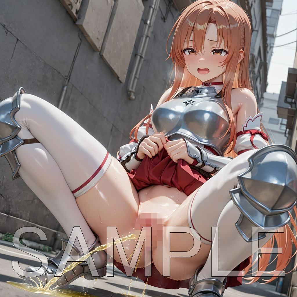 屋外限界放尿アスナ サンプル1ページ目