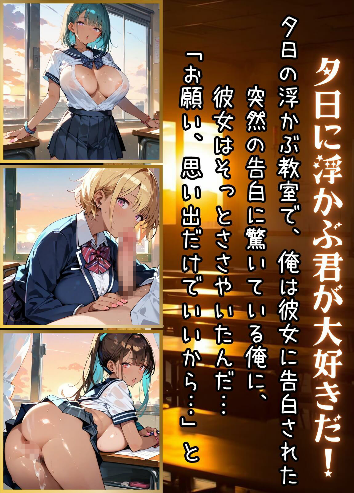 夕日に浮かぶ君が好きだから【厳選220枚】 サンプル1ページ目