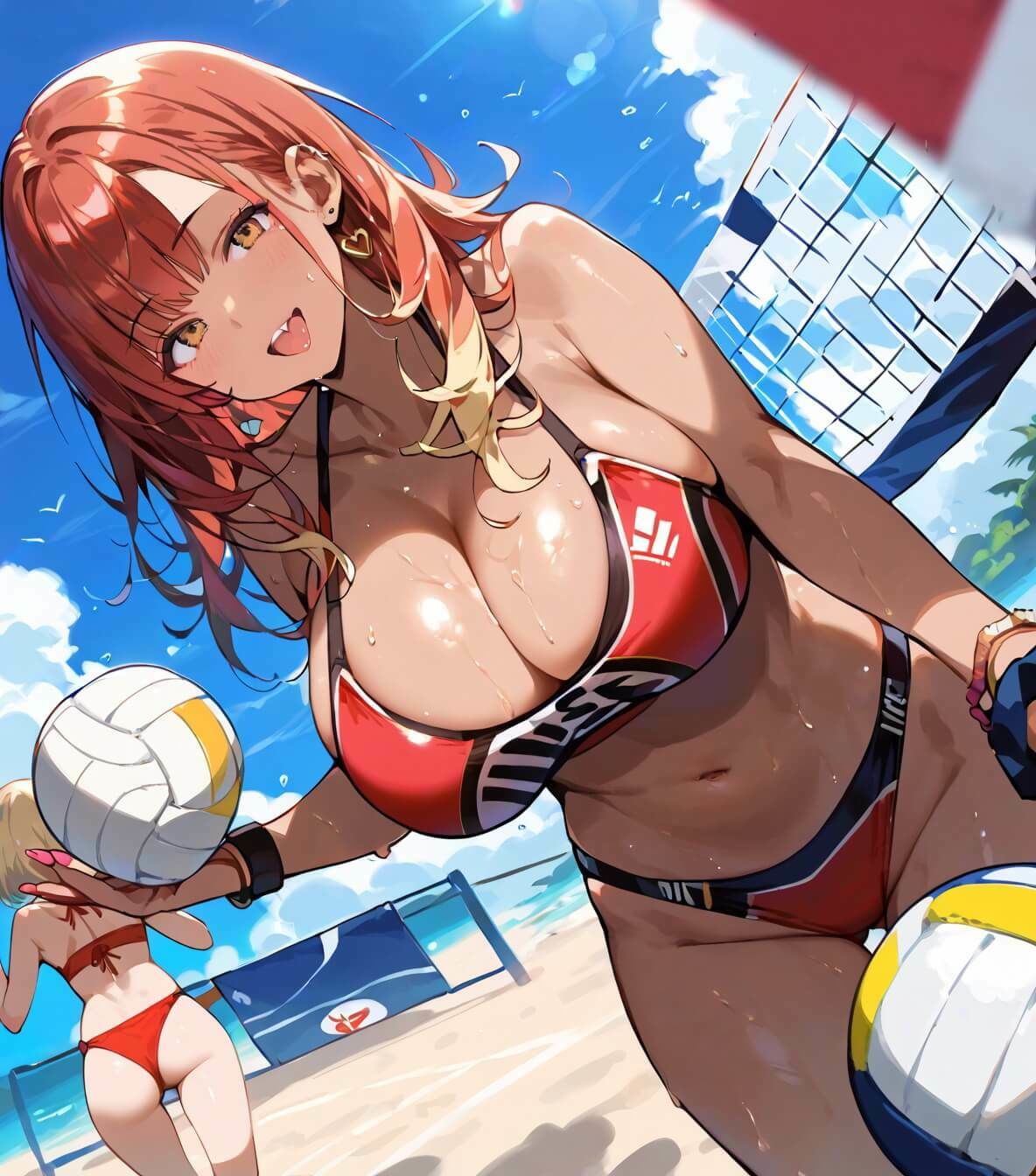 ビーチバレーの罰ゲームはセックスです！！【厳選250枚収録】 サンプル4ページ目