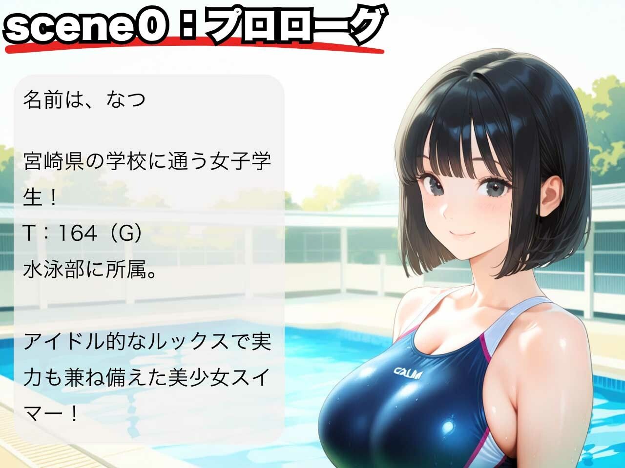 狙われたアイドル水泳部員の末路 サンプル2ページ目