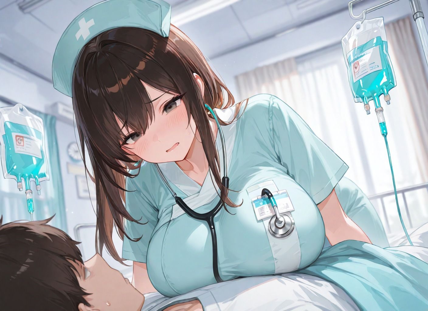 淫乱ナース  セックス入院性活  担当看護師はセックス担当！？ サンプル1ページ目