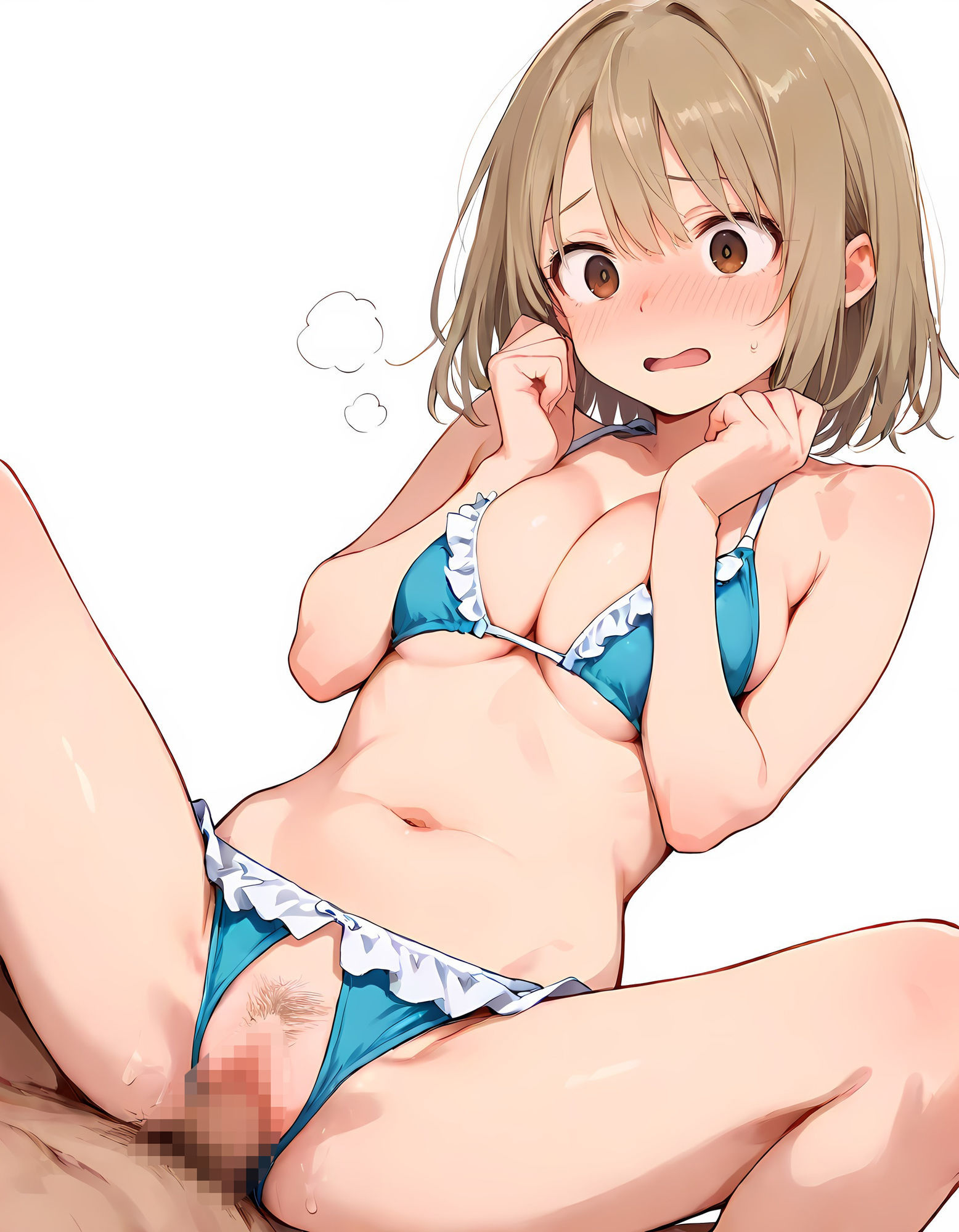 水着バイトのウラ事情 〜撮影現場のぶっかけ奉仕〜 Vol.2 サンプル3ページ目