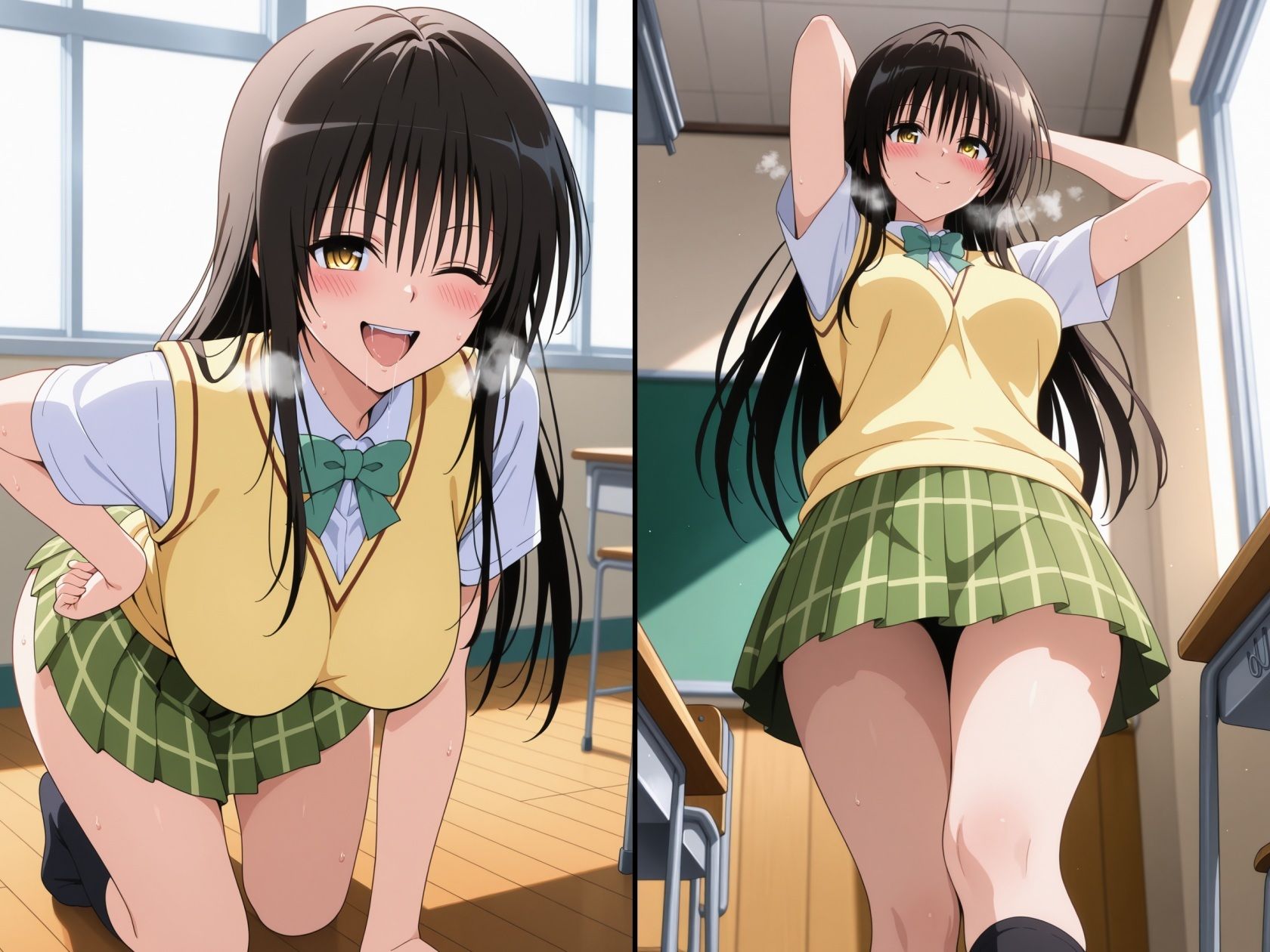 【ToL〇VEる】古〇川と終わらない夏休み サンプル1ページ目