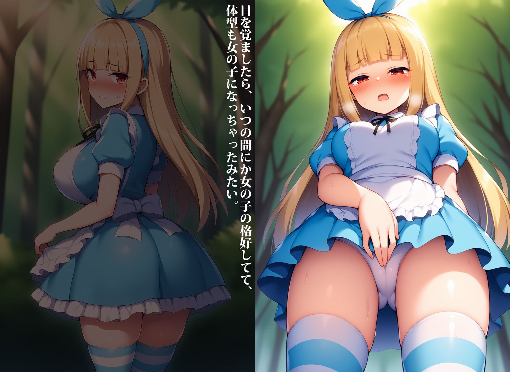 オネショ夢精がきっかけで男の娘デビューしちゃいました サンプル1ページ目