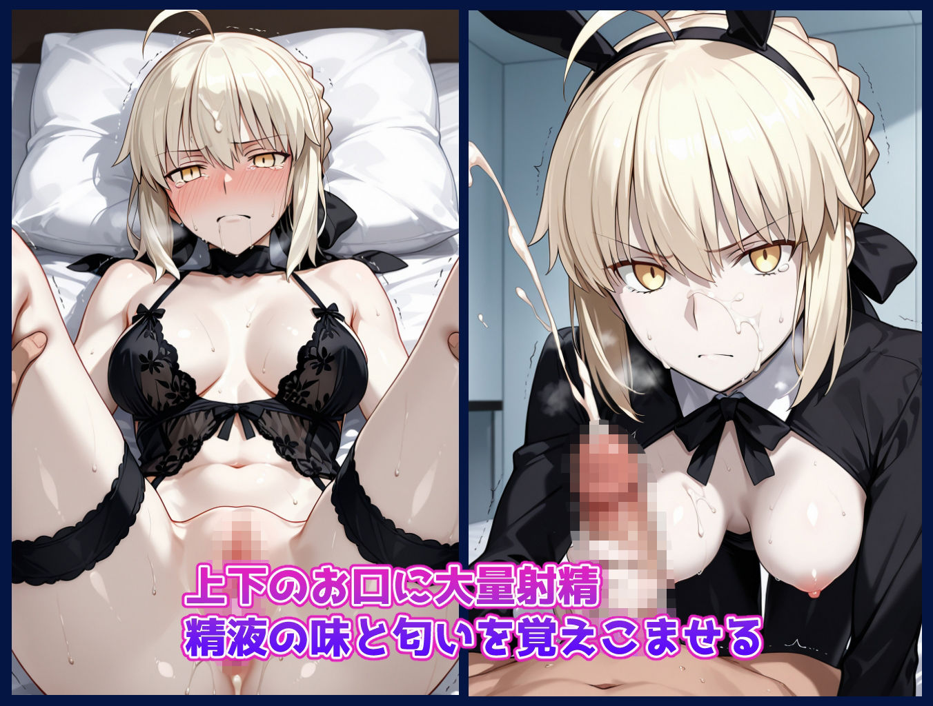 チートスキルで女の子をH漬けにして性奴●にする話 〜アルトリア  オルタ（セイバー）編〜 サンプル3ページ目
