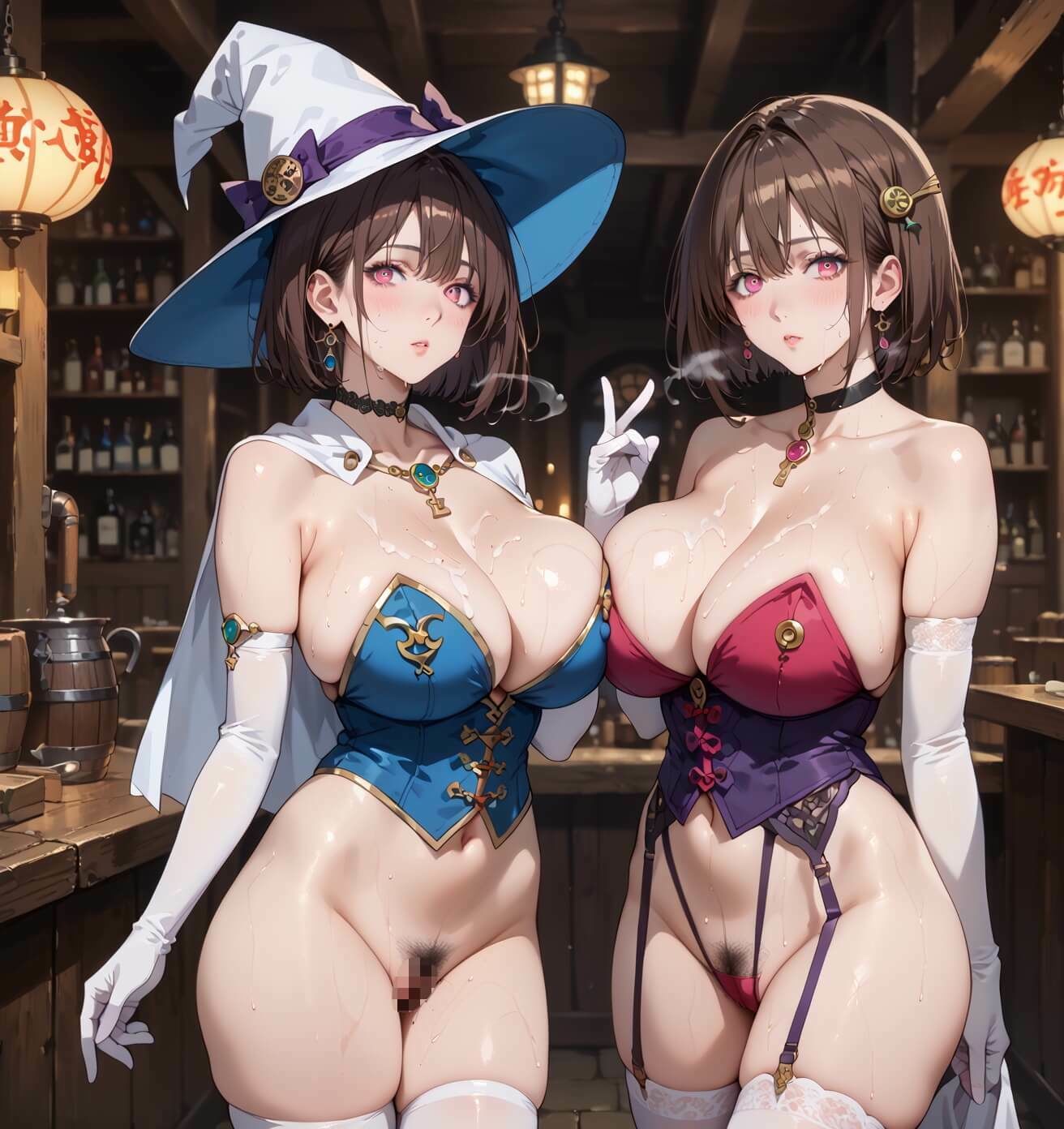 エロい魔女たちは、搾精の魔術を行使する5！200枚 サンプル5ページ目