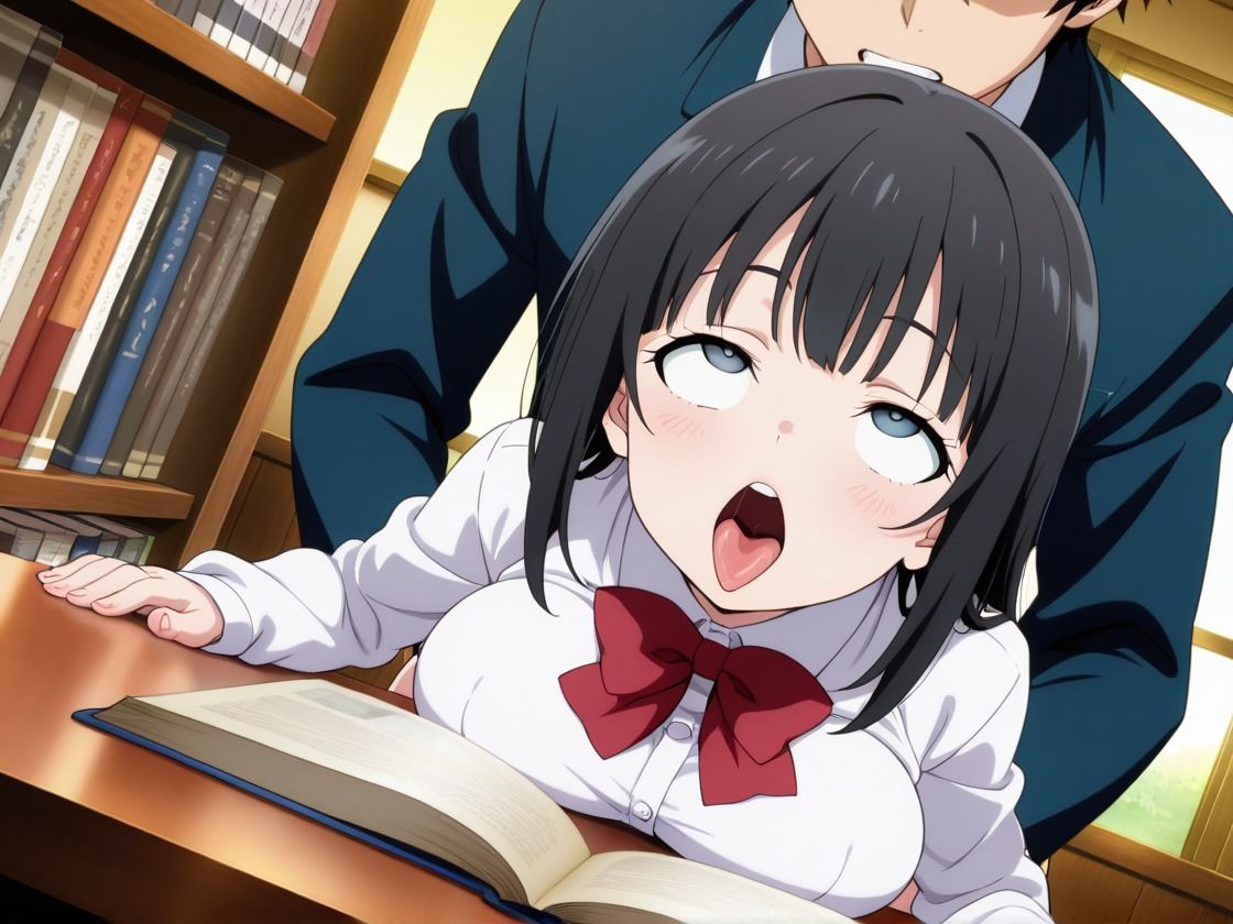 図書室でSEXしちゃった サンプル5ページ目