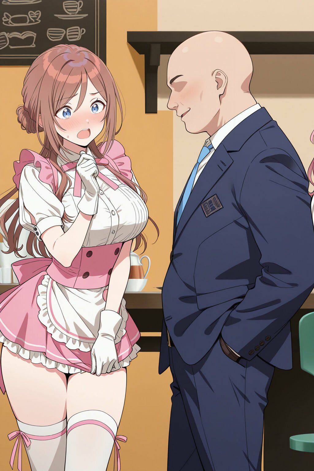姫●莉波 ウェイトレスでキモおじ強●接待 サンプル2ページ目