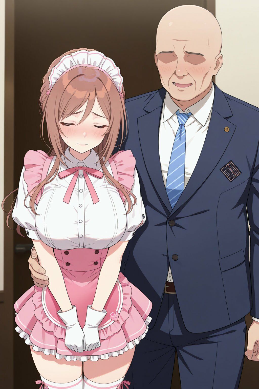 姫●莉波 ウェイトレスでキモおじ強●接待 サンプル3ページ目