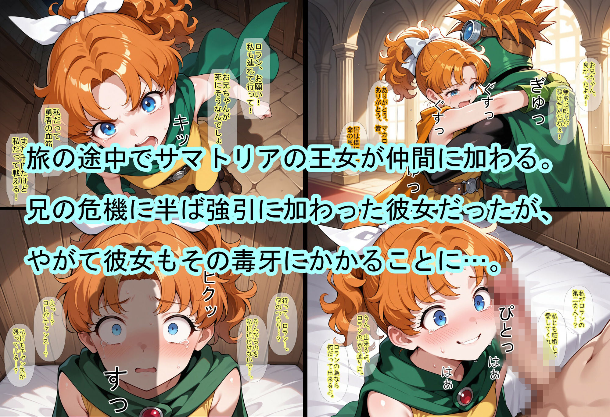 【ドラ〇エ2】ゆうべはおたのしみでしたね〜劣等感王子の王女堕とし〜 サンプル4ページ目