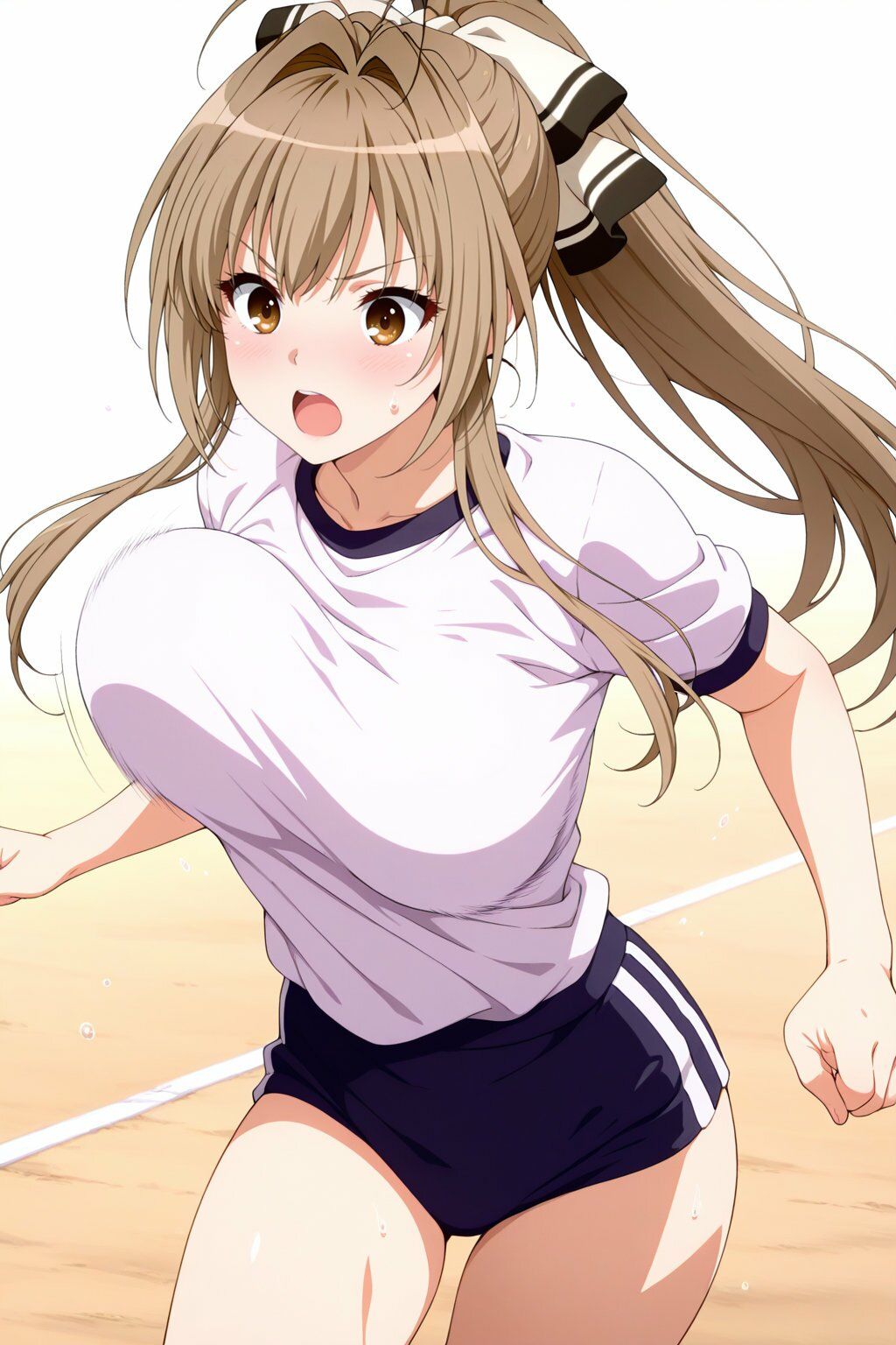千斗い●ず ブルマで授業中キモおじ教師が発情 サンプル2ページ目