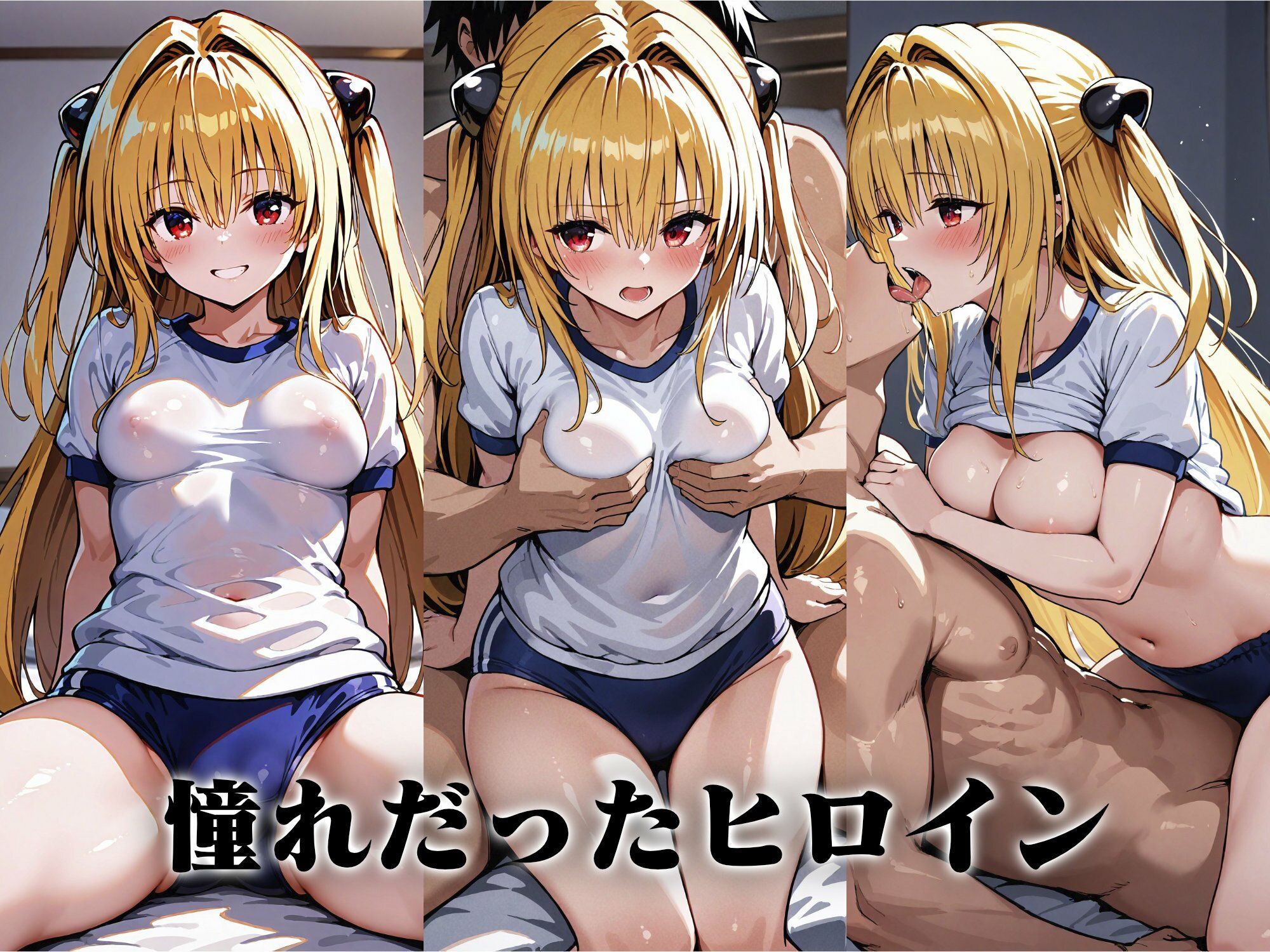 ヒロイン即えっち 金色●闇 ブルマ編 サンプル3ページ目