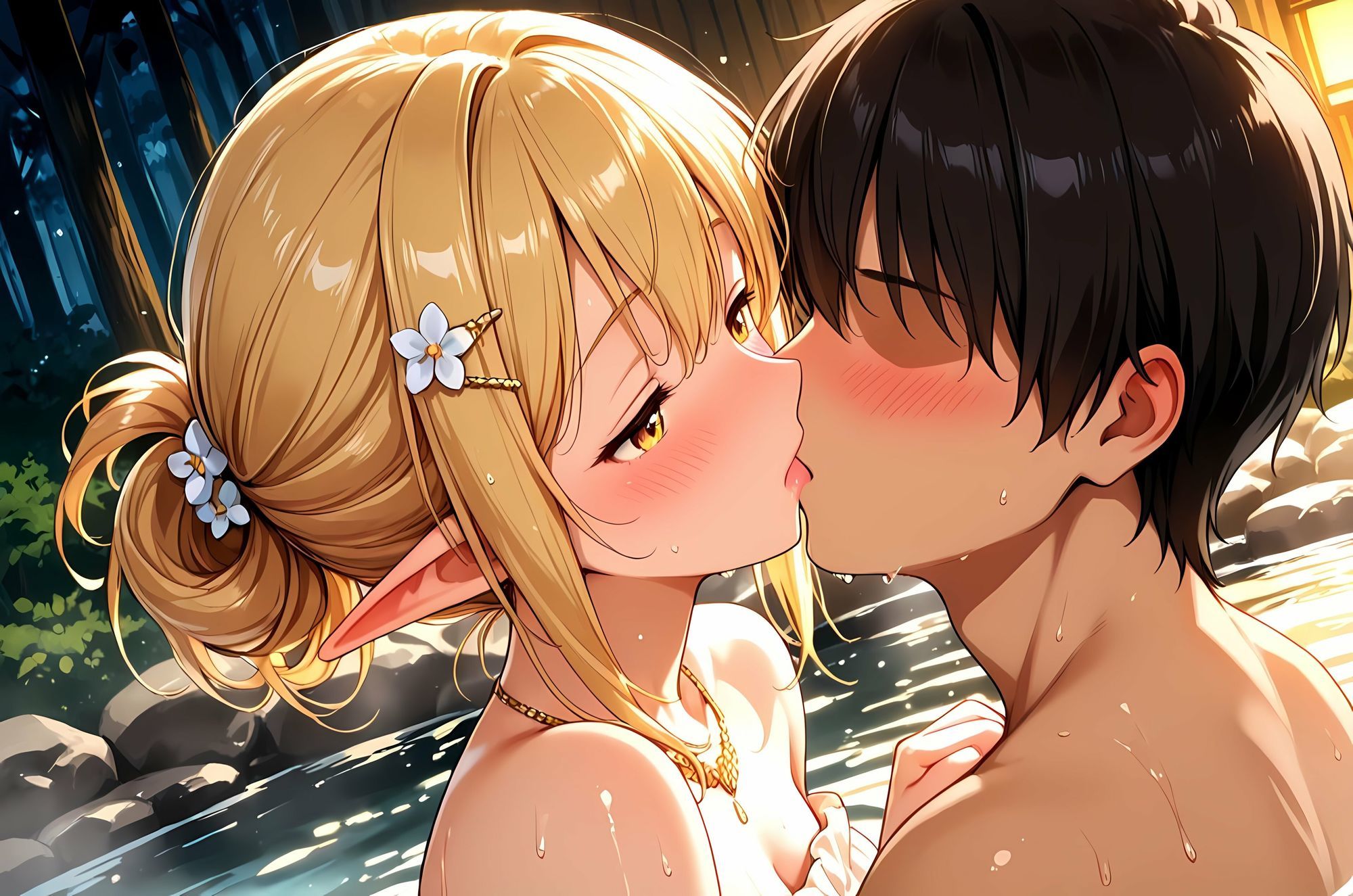 拾ったエルフがいつの間にか俺好みのエロ妻に成長していたお話 Part4 温泉編 サンプル3ページ目