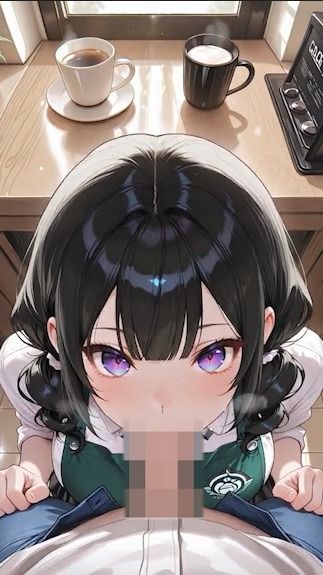【高画質動画作品】激カワなカフェ店員さんが搾精してくれる話【6分】 サンプル3ページ目