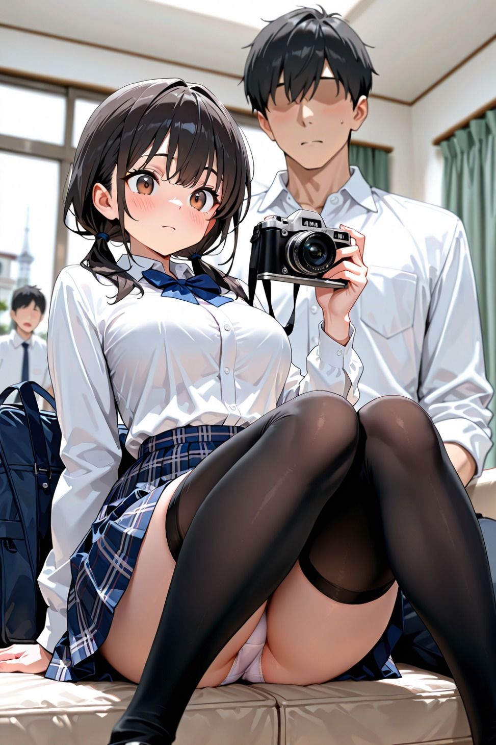 男はみんな、絶対領域がお好きでしょ？ サンプル5ページ目
