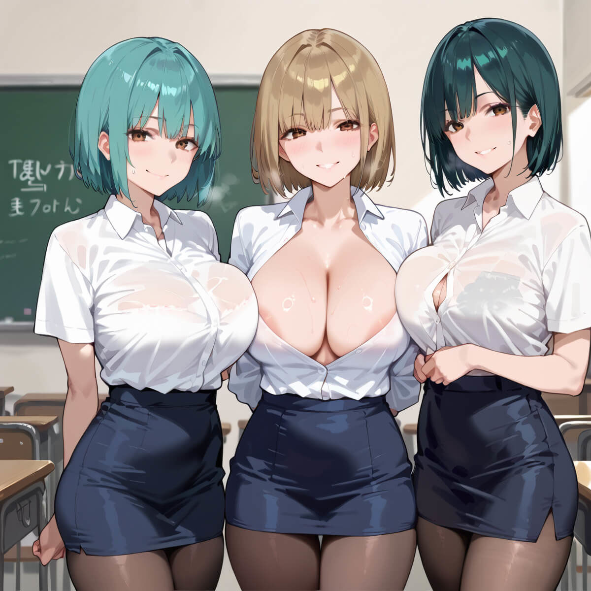 【PART1】教え子の視線に気づいた先生に放課後呼び出された サンプル3ページ目