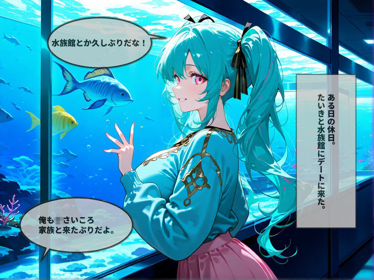 【NTR】清楚彼女はデート中に寝取られる サンプル1ページ目