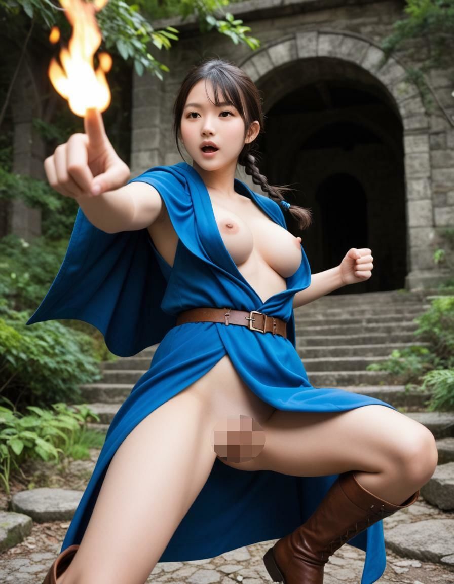 炎の魔法使い（449枚）【実写系AI超リアルCG集EX】 サンプル10ページ目