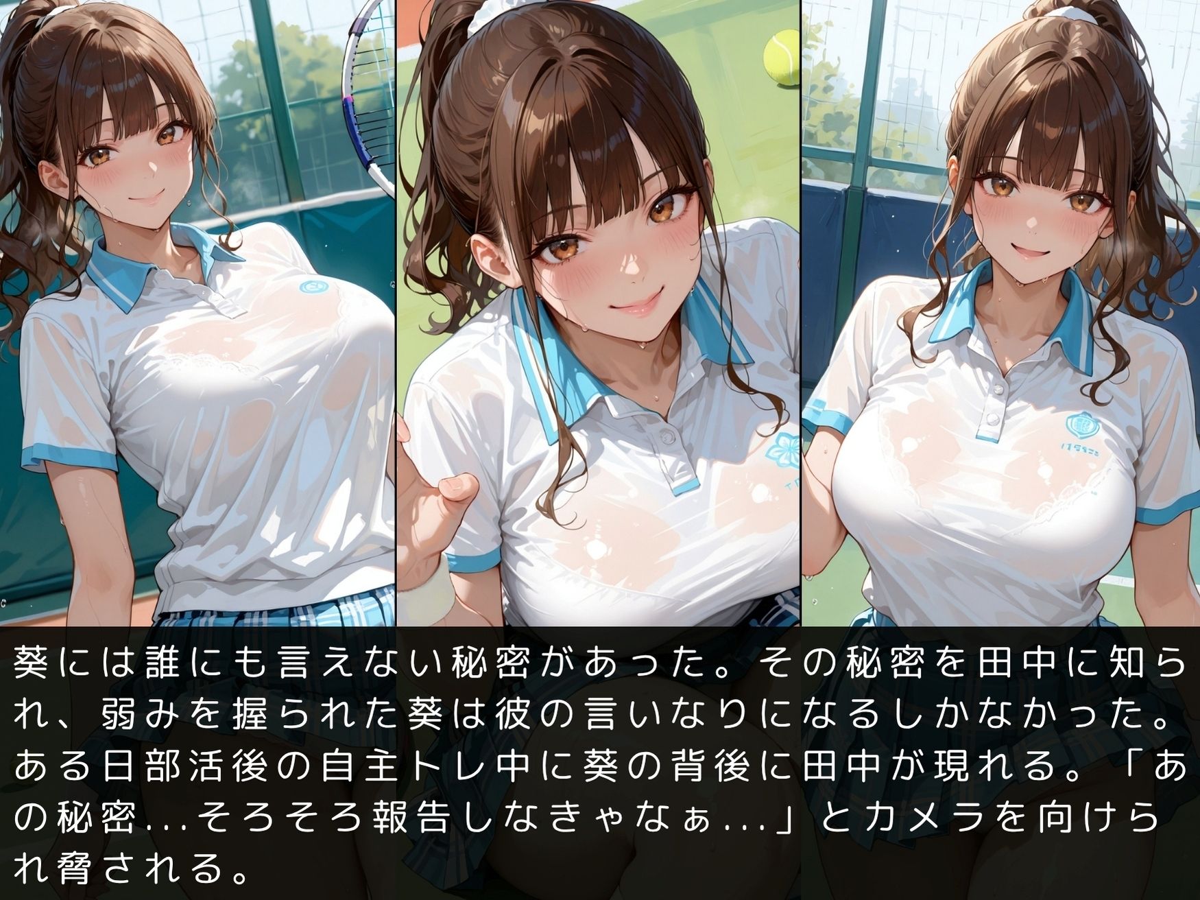 放課後の性指導 〜佐藤葵の禁断の記録〜部活編 サンプル4ページ目