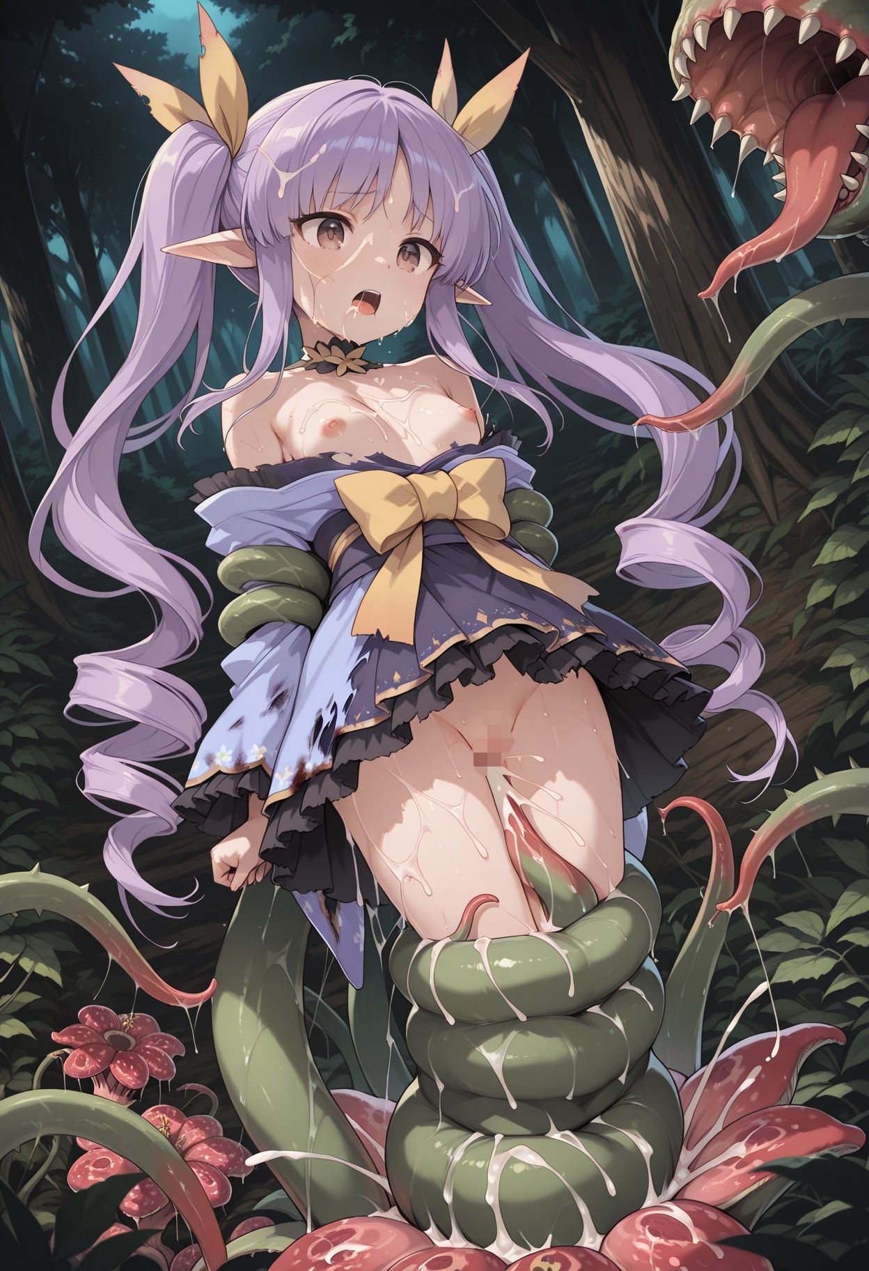 姫結兎耳触手陥落 サンプル5ページ目