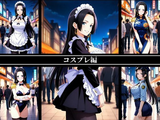 《密着誘惑コスプレ》 〜ボア・ハンコックの淫らな四変化500枚〜 サンプル2ページ目